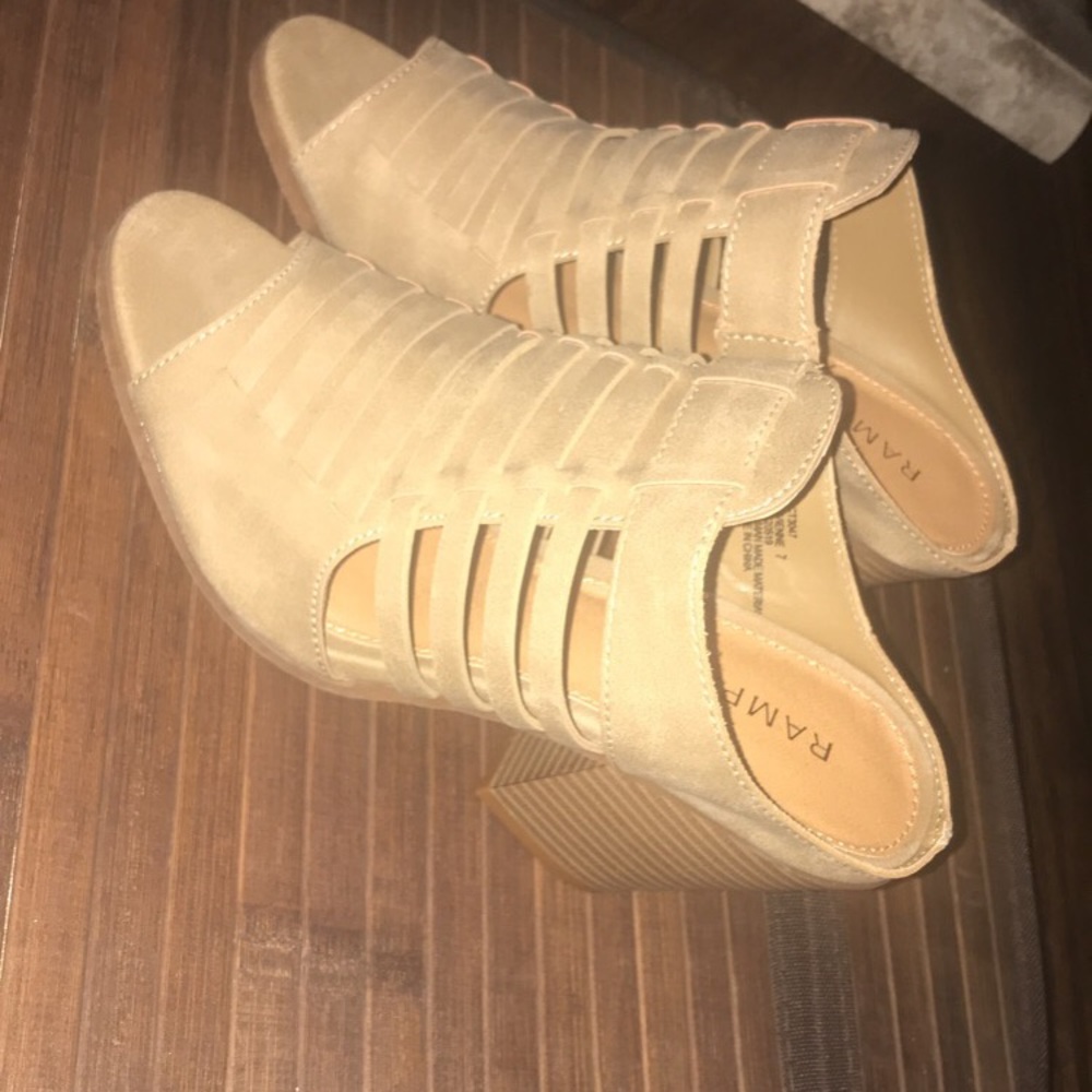 NWOT, NWOB Wedge Shoes